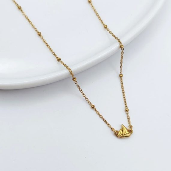 COLLAR BARQUITO DE PAPEL