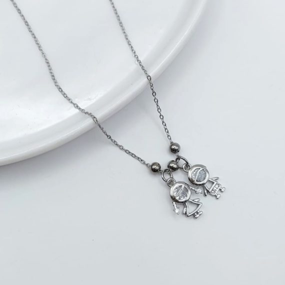 COLLAR DE NIÑOS CABEZA ZIRCONIA