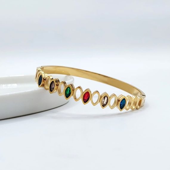 BRAZALETE OVALOS COLORES