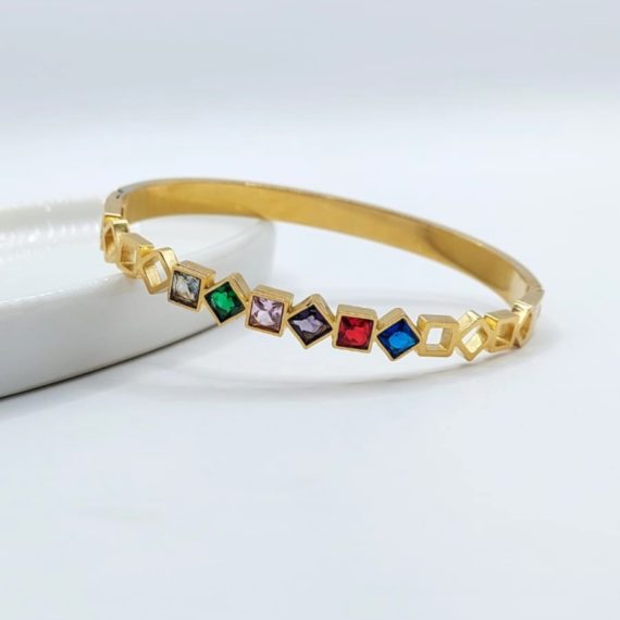 BRAZALETE GEOMETRICO COLORES