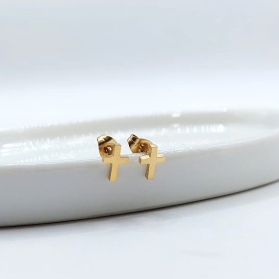 ARETES STUD CRUZ MINI
