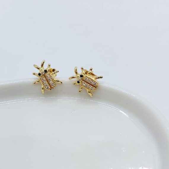 ARETES STUD BUG ZIRCONIA