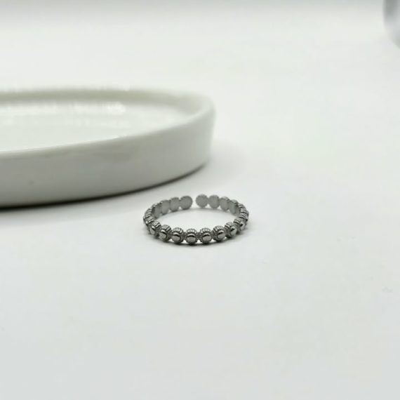 ANILLO DELGADO BOLITAS