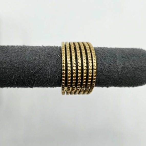 ANILLO 7 LINEAS DELGADAS
