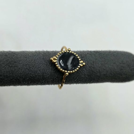 ANILLO CIRCULO CENTRAL NEGRO