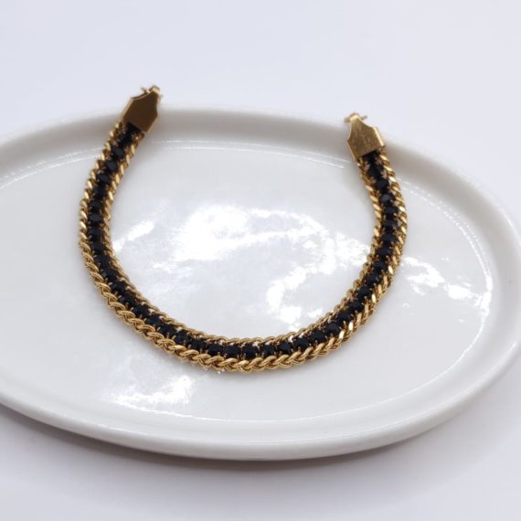 PULSERA CRISTAL NEGRO