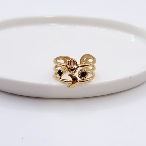 ANILLO MANO FATIMA LUNA