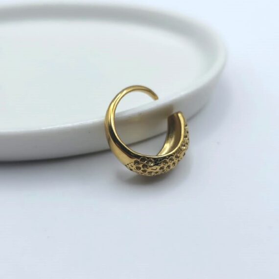 ANILLO CHUNKY TEXTURA MALLA