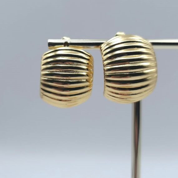 ARETES STUD LINEAS CHUNKY