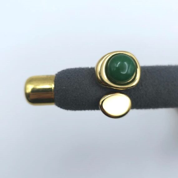 ANILLO ABIERTO DOBLE BOLA