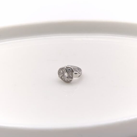 PIERCING HOOP TRIANGULO ZIRCONIA