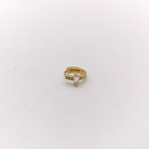 PIERCING HOOP CRUZ CRISTAL
