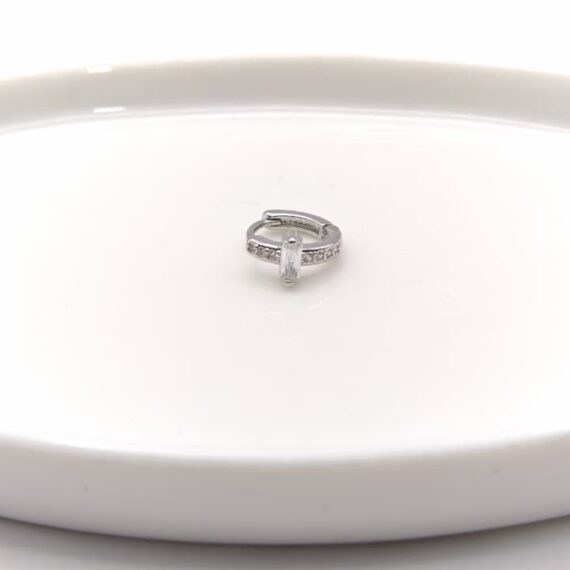 PIERCING HOOP CRUZ CRISTAL