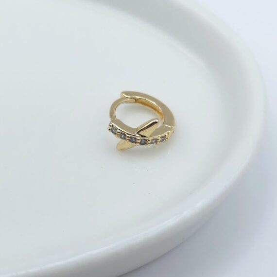 PIERCING HOOP X ZIRCONIA