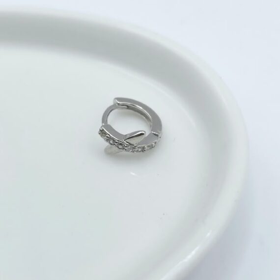 PIERCING HOOP X ZIRCONIA