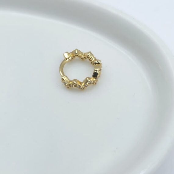 PIERCING HOOP ZIGZAG