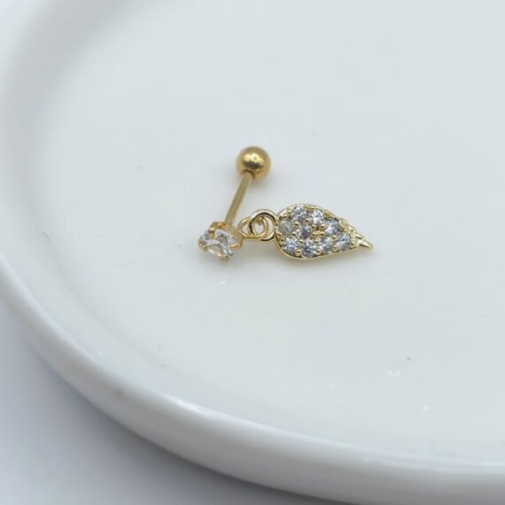 PIERCING ACERO ALA COLGANTE