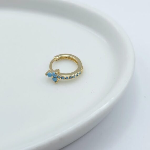 PIERCING HOOP TURQUESA