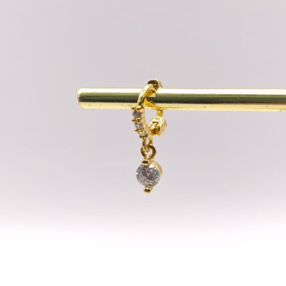 PIERCING CON CRISTAL COLGANTE